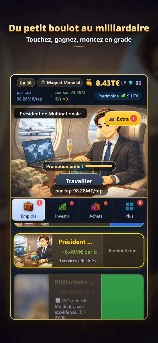 Évolution de carrière