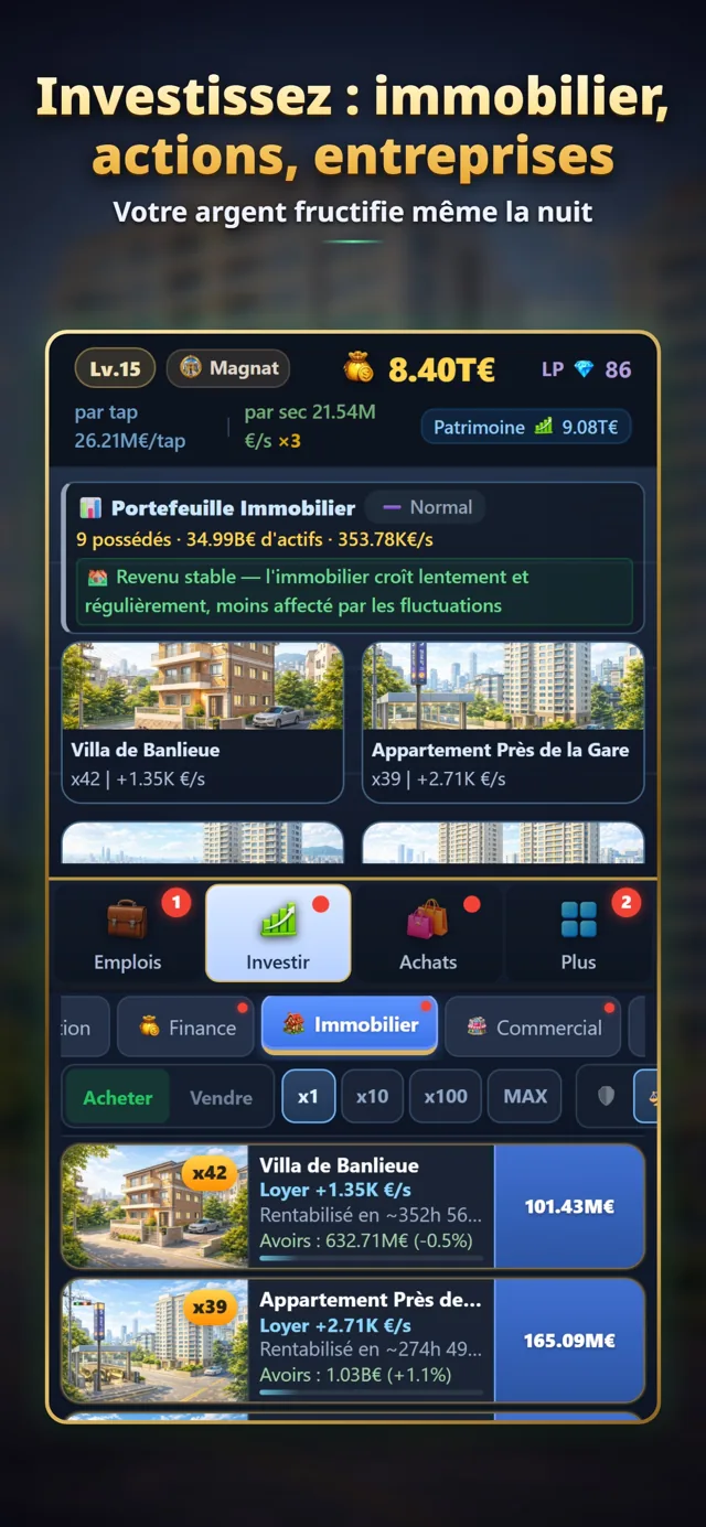 Portefeuille d’investissement