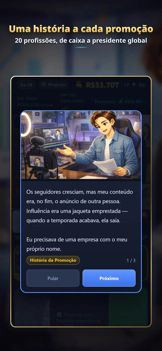 Sua história